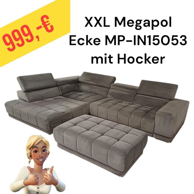 Polinova Ecksofa aus anti-aging Glattleder, Preis: 579 €