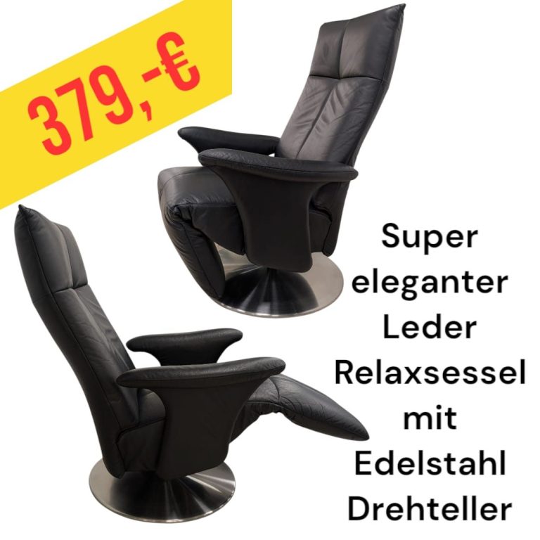 Polinova Ecksofa aus anti-aging Glattleder, Preis: 579 €