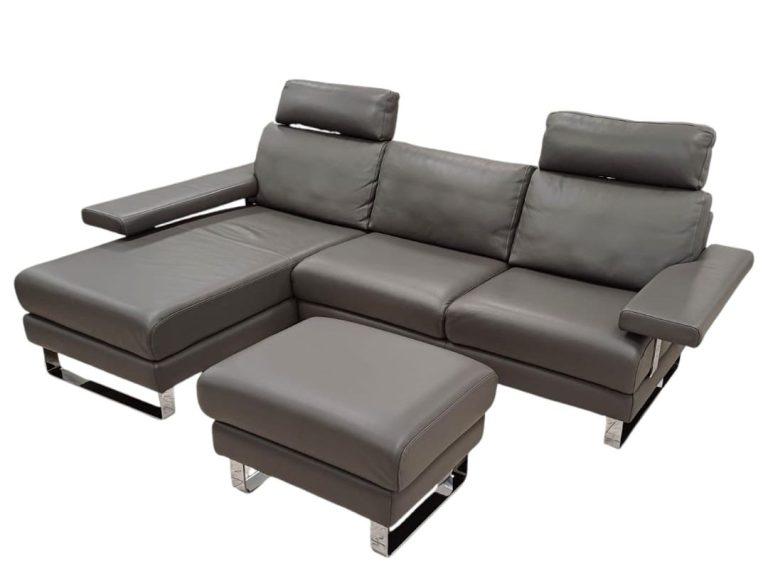 Gepade Lederecke mit Hocker im besten Design