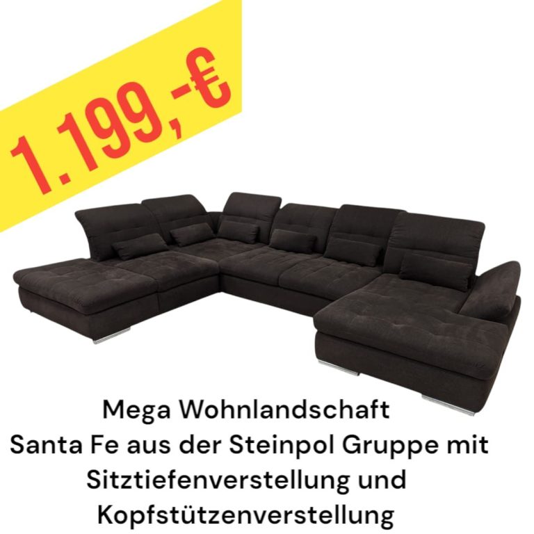 Polinova Ecksofa aus anti-aging Glattleder, Preis: 579 €