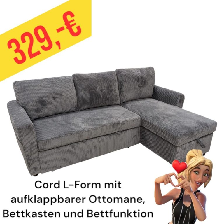 Polinova Ecksofa aus anti-aging Glattleder, Preis: 579 €