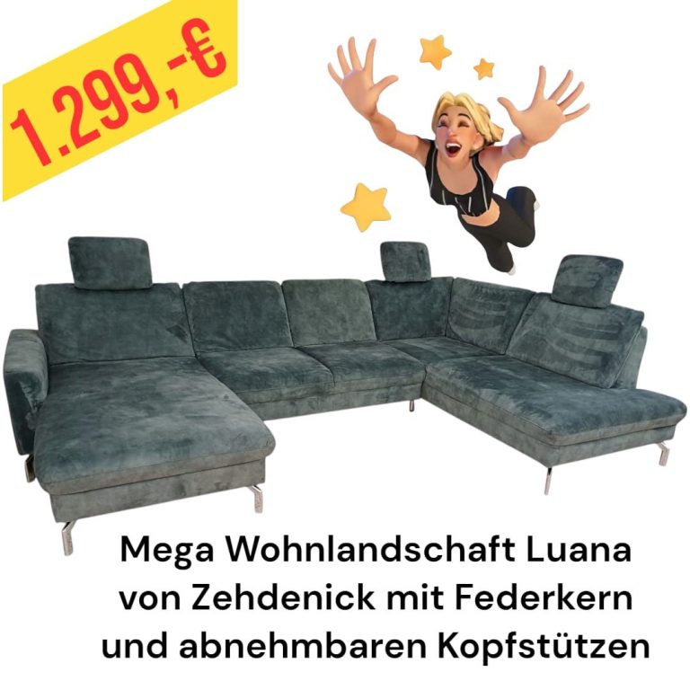 Polinova Ecksofa aus anti-aging Glattleder, Preis: 579 €