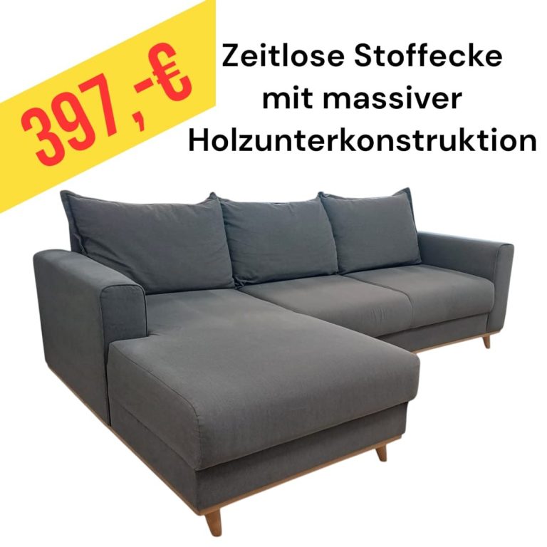 Polinova Ecksofa aus anti-aging Glattleder, Preis: 579 €